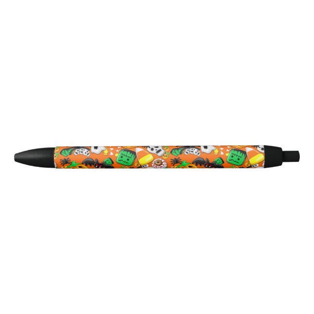 Halloween Spooky Candies Party     Black Ink Pen (Front)