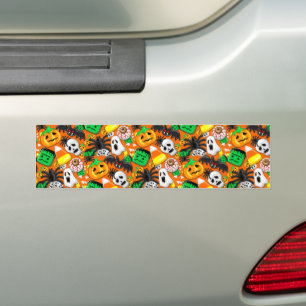 Halloween Spooky Candies Party Bumper Sticker