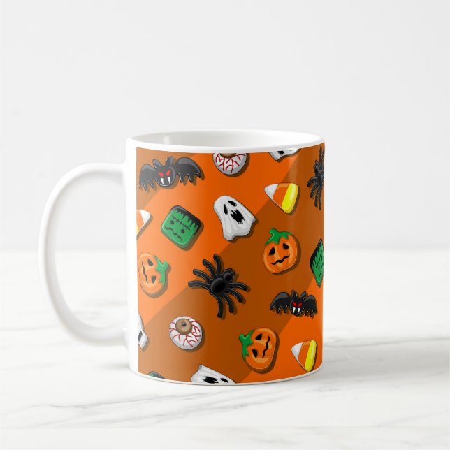 Halloween Spooky Candies Party   Coffee Mug (Left)