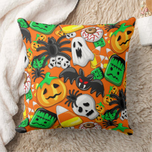 Halloween Spooky Candies Party    Cushion
