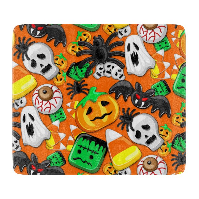 Halloween Spooky Candies Party    Cutting Board (Front)