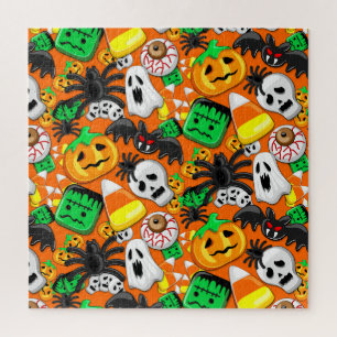 Halloween Spooky Candies Party Jigsaw Puzzle