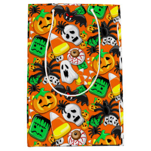 Halloween Spooky Candies Party Medium Gift Bag