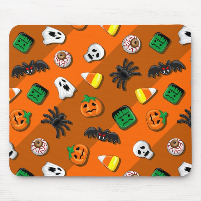Halloween Spooky Candies Party     Mouse Mat (Front)