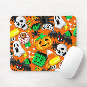 Halloween Spooky Candies Party    Mouse Mat