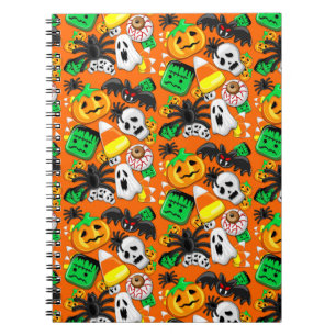 Halloween Spooky Candies Party Notebook