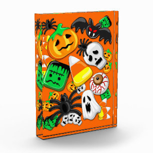 Halloween Spooky Candies Party Photo Block