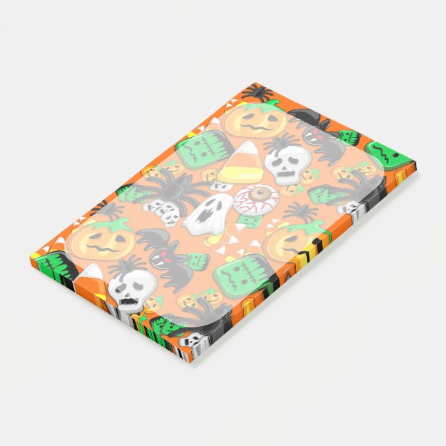Halloween Spooky Candies Party     Post-it Notes (Angled)