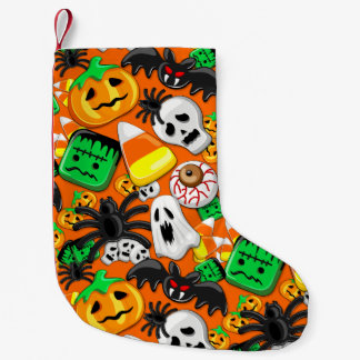 Halloween Spooky Candies Party Small Christmas Stocking