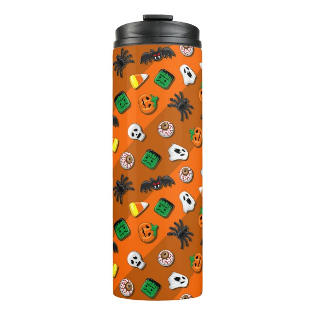 Halloween Spooky Candies Party    Thermal Tumbler (Front)