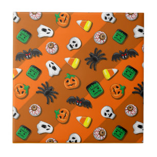 Halloween Spooky Candies Party     Tile
