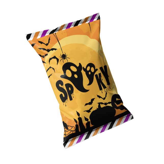 Halloween Spooky Chip Bag Wrappers Party Favours Notepad (Halloween Chip Bag Wrapper Party Favors)