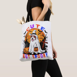 Halloween Spooky Cute Dog Artwork For Pet Lovers Tote Bag