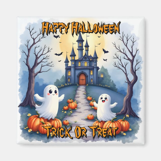 Halloween Spooky Cute Trendy Collection Magnet (Front)