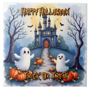 Halloween Spooky Cute Trendy Collection Tile