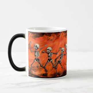 Halloween Spooky Dancing Skeletons - Morphing Mug
