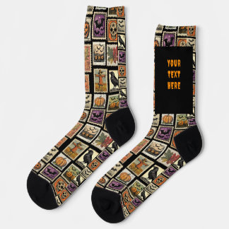 Halloween Spooky Feet Personalizable Crew Socks