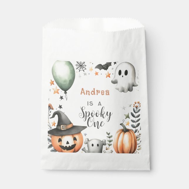 Halloween Spooky first one Favour Bags (Front)
