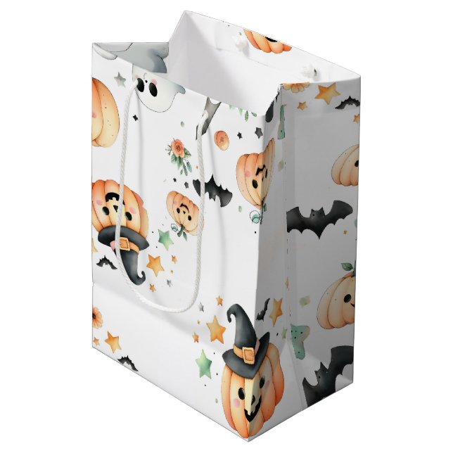 Halloween Spooky first one Medium Gift Bag (Front Angled)