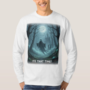 Halloween Spooky Ghost Long Sleeve T-Shirt