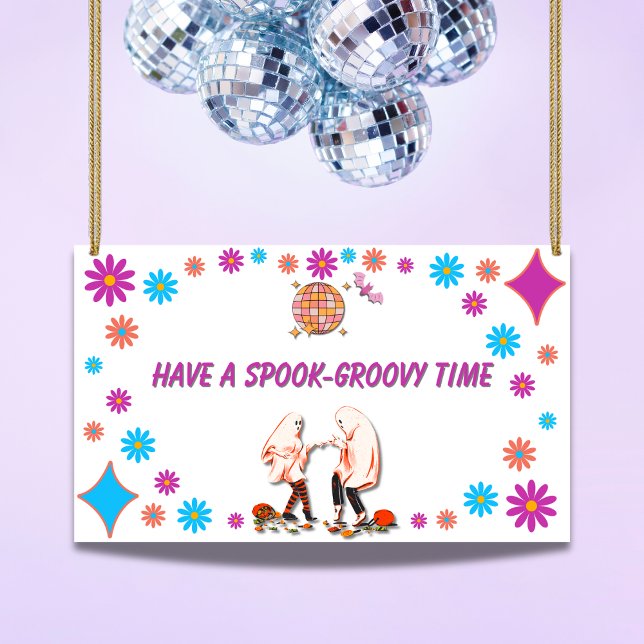 Halloween Spooky Groovy Banner (Creator Uploaded)