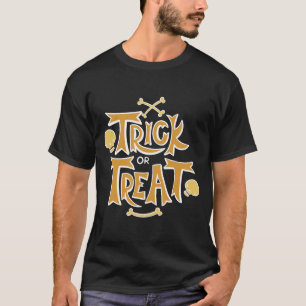 Halloween Spooky Horror Cute Scary Trick or Treat T-Shirt