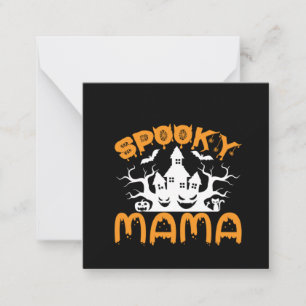 Halloween Spooky Mama Birthday Card