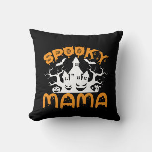 Halloween Spooky Mama Birthday Cushion