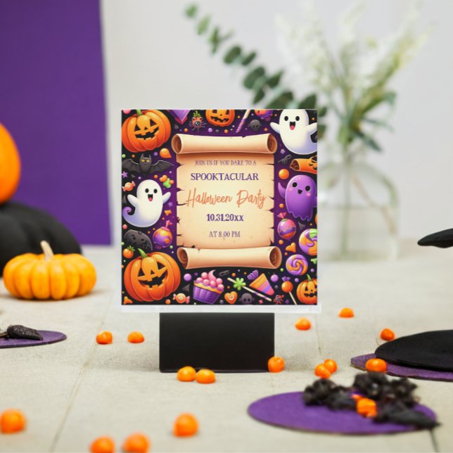 Halloween Spooky Night Bash: Join Us for Fun! Invitation (Creator Uploaded)