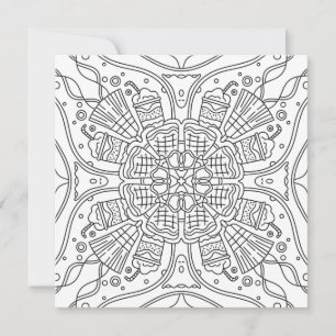 Halloween Spooky Night Colouring Card