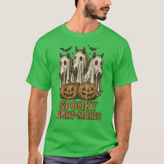 Halloween Spooky Night-Mares Horse T-Shirt