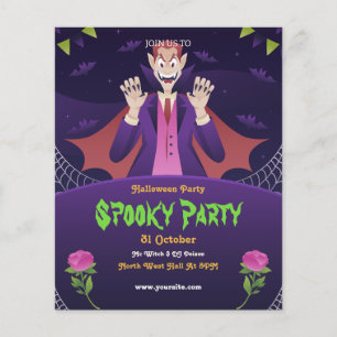 Halloween Spooky Night Party Halloween Party Flyer