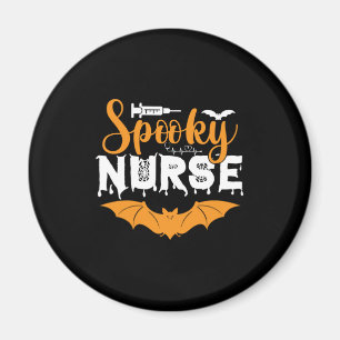 Halloween Spooky Nurse Birthday Magnet