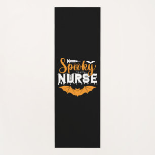 Halloween Spooky Nurse Birthday Yoga Mat
