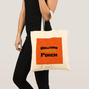 Halloween / Spooky Porch / Tote Bag