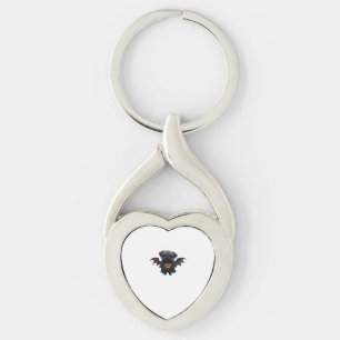 Halloween Spooky Pug Classic T-Shirt Key Ring
