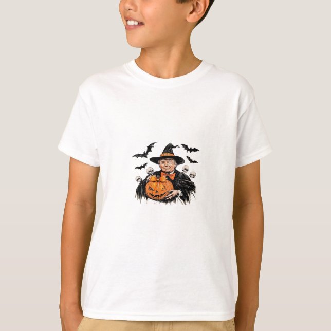 Halloween Spooky Pumpkin T-Shirt (Front)