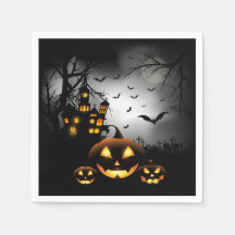 Halloween - Spooky Pumpkins Grey Moon - All Opt