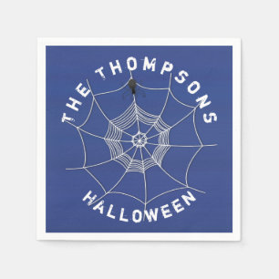 Halloween Spooky Scary Cute Spider Web Napkin