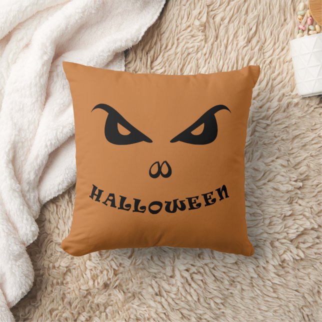Halloween spooky scary face cushion (Blanket)