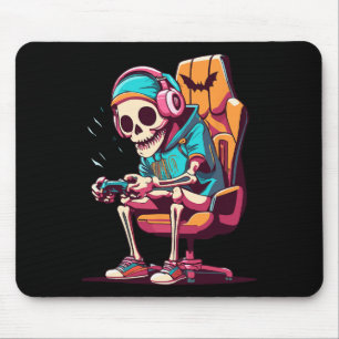 Halloween Spooky Season Gaming Skeleton Scary Game Mouse Mat