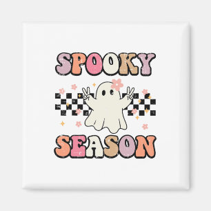 Halloween Spooky Season Ghost Peace Costume Women  Magnet
