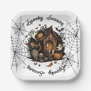 Halloween 👻 spooky season 💀 Paper Plate