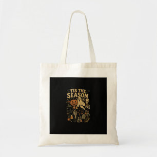Halloween Spooky Season Pumpkin Witch Tis The Seas Tote Bag
