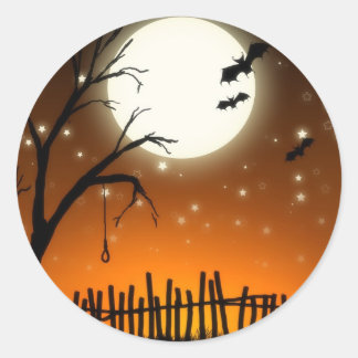 Halloween Spooky Silhouettes Sticker