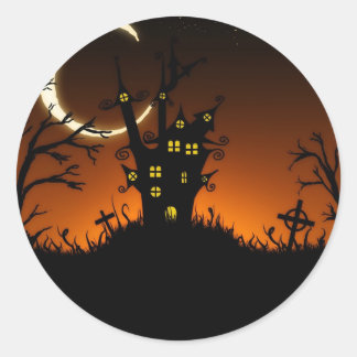 Halloween Spooky Silhouettes Sticker