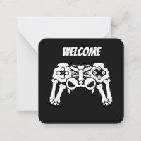 Halloween Spooky Skeleton Gamer Controller Gaming