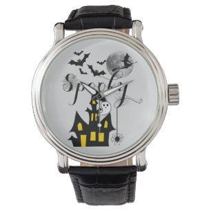 Halloween Spooky Spider bats witch haunted house  Watch