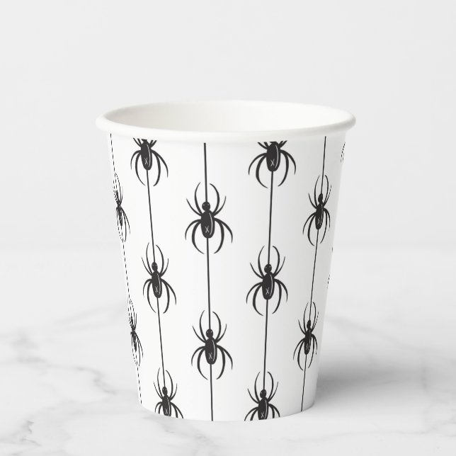 Halloween Spooky Spider Paper Cups (Front)