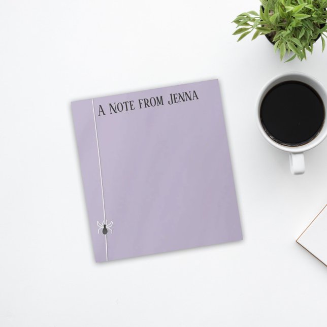 Halloween Spooky Spider Web Whimsical Cute Notepad (Creator Uploaded)